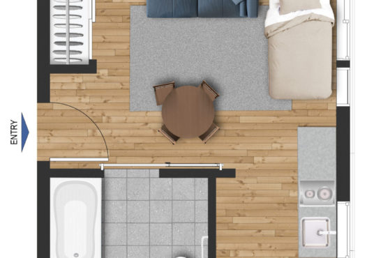 Unit 101 floor plan