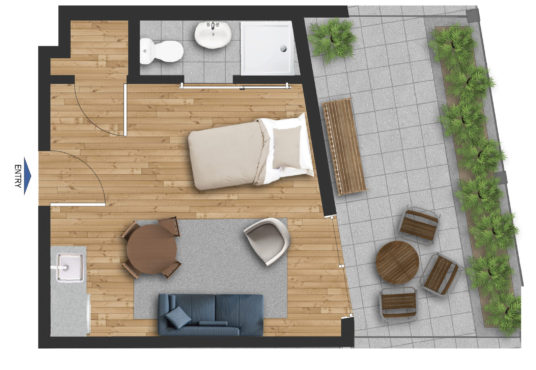 Unit 202 floor plan