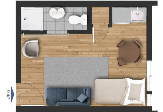 Unit 203 floor plan