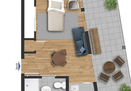 Unit 204 floor plan