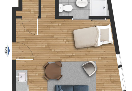 Unit 302 floor plan