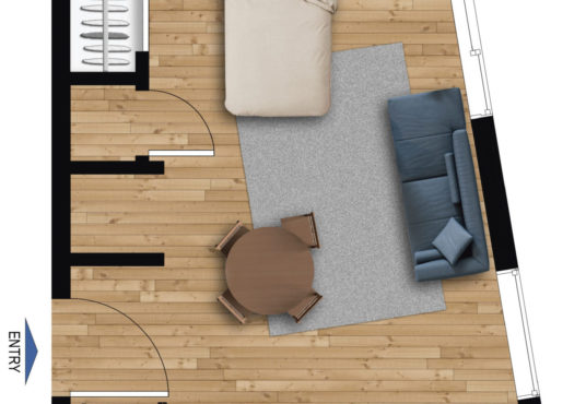 Unit 304 floor plan