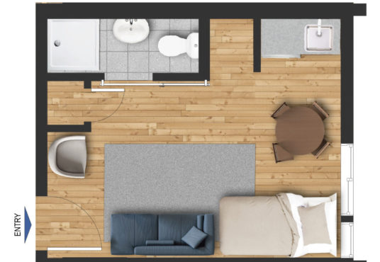 Unit 307 floor plan