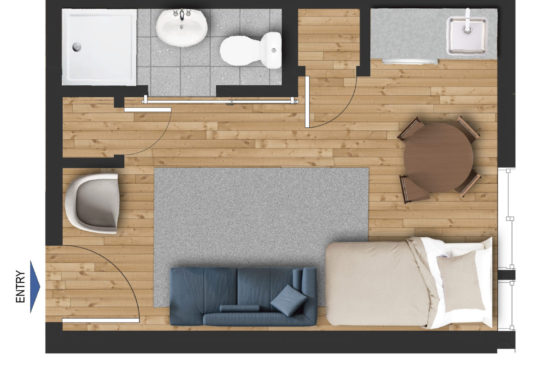 Unit 401 floor plan