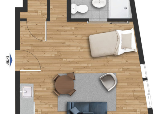 Unit 402 floor plan
