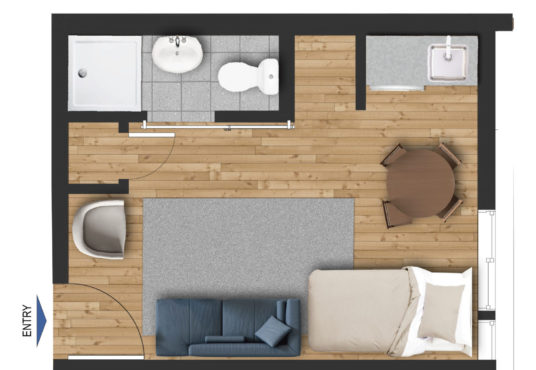 Unit 403 floor plan