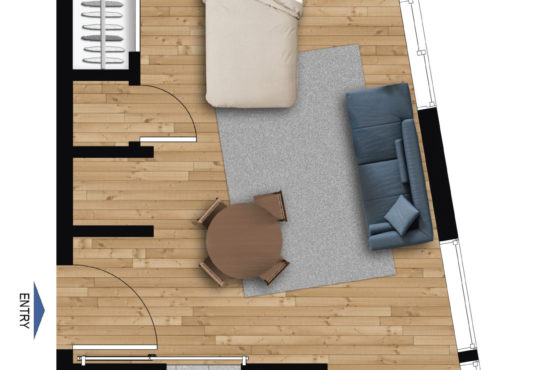 Unit 404 floor plan