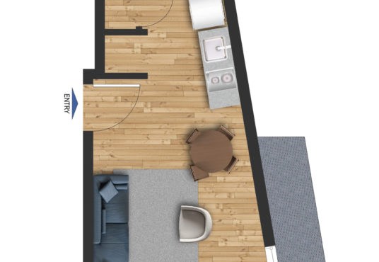 Unit 406 floor plan