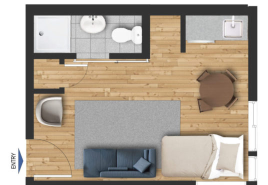Unit 408 floor plan