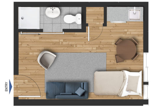 Unit 207 floor plan